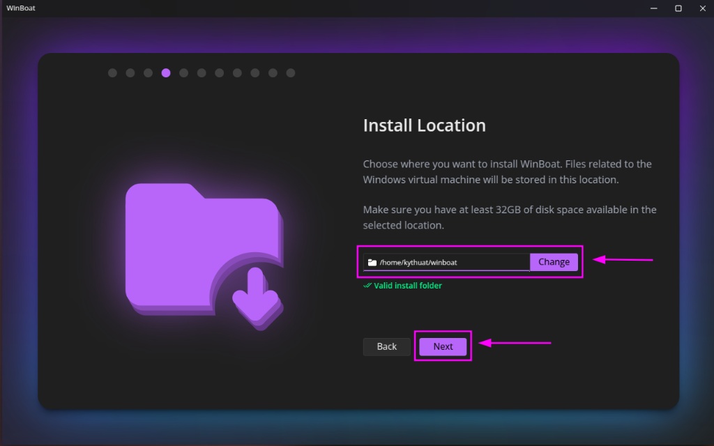 WinBoat Install Location